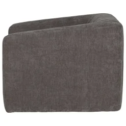 Woood Fauteuil Omaire Chenille Grijs