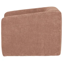 Woood Fauteuil Omaire Chenille Lichtroze