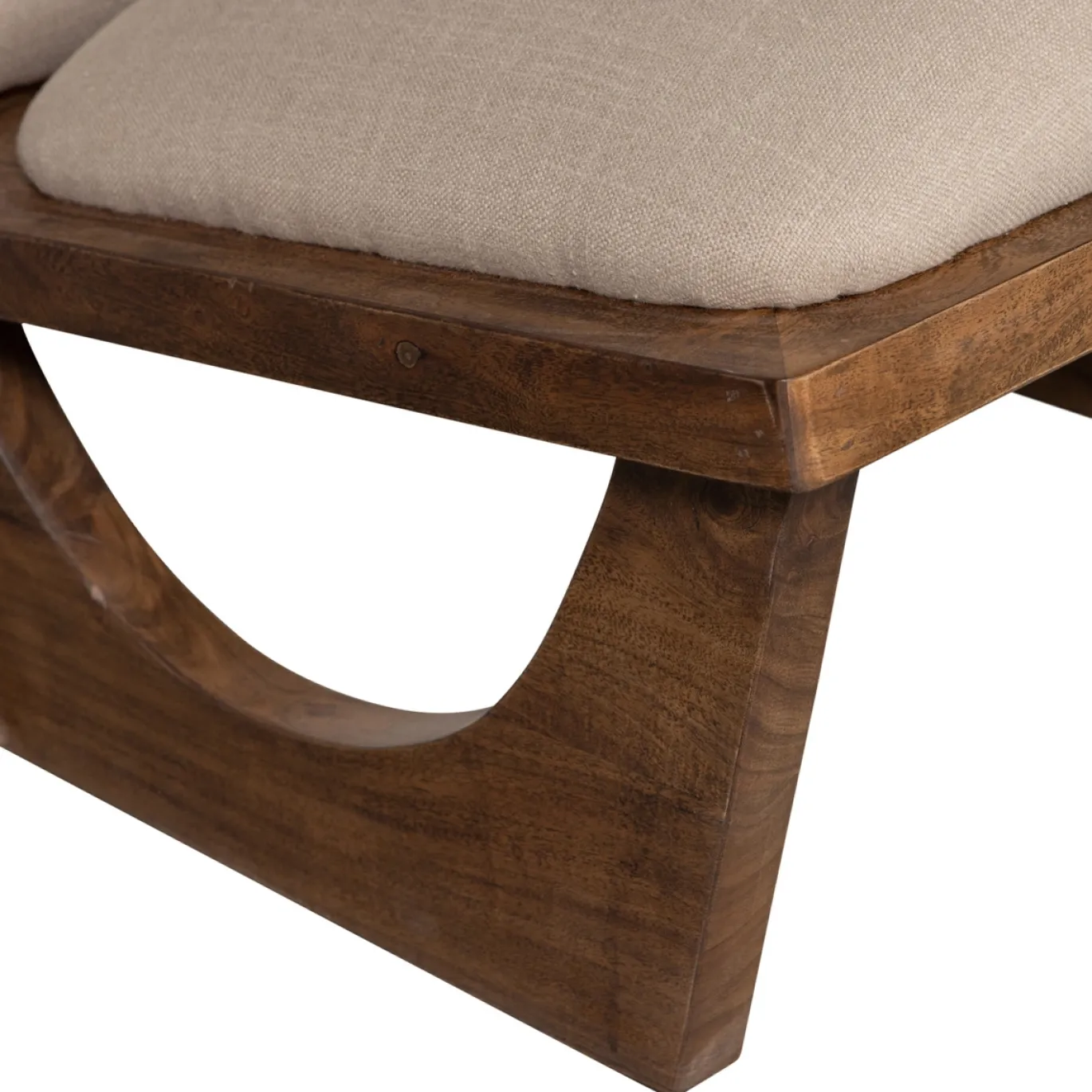 Woood Fauteuil Opulent Bouclé/Acacia