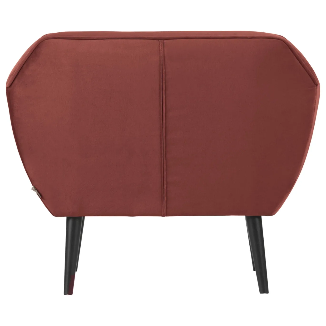 Woood Fauteuil Rocco Fluweel Bordeauxrood