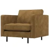Woood Fauteuil Rodeo Classic Ribstof Honinggeel