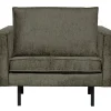 Woood Fauteuil Rodeo Velvet Frost