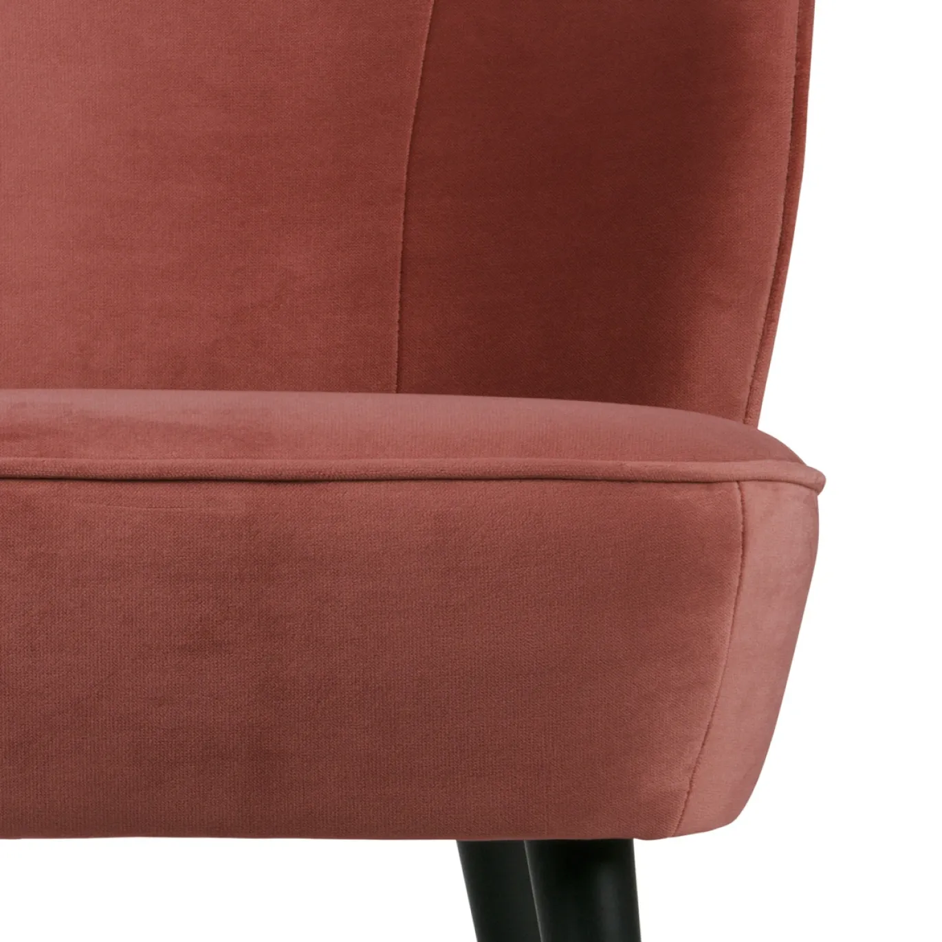 Woood Fauteuil Sara Velvet Bordeauxrood