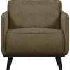 Woood Fauteuil Statement Met Arm Structure Velvet Bonsai
