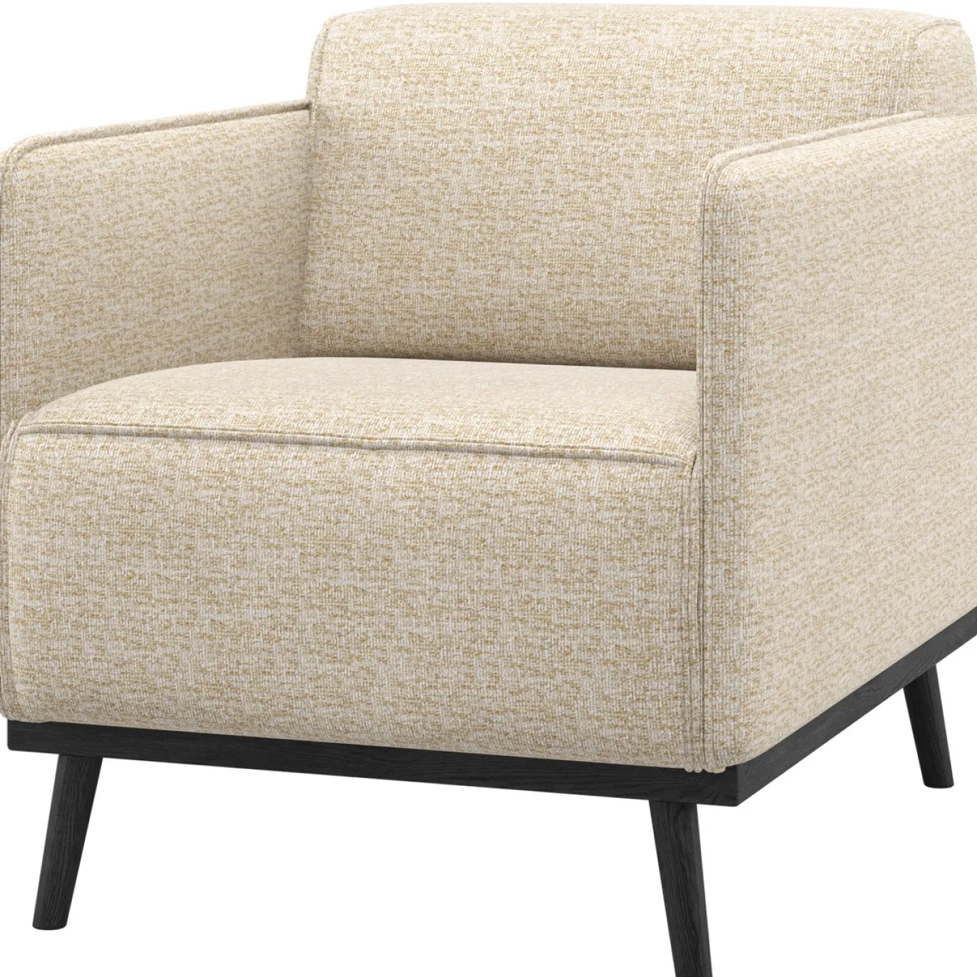 Woood Fauteuil Statement Met Arm Beige Melange
