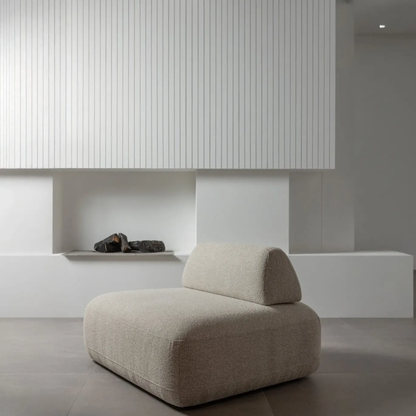 Woood Fauteuil Sterck Met Verplaatsbare Rugleuning Naturel