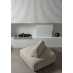 Woood Fauteuil Sterck Met Verplaatsbare Rugleuning Naturel