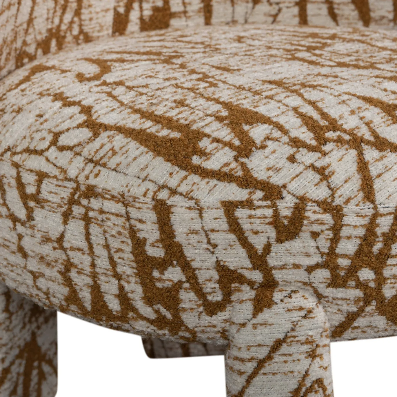 Woood Fauteuil Upke Met Dessin Naturel/bruin