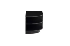 Woood Finca Tv Meubel Rond Links 78 Cm Grenen Zwart