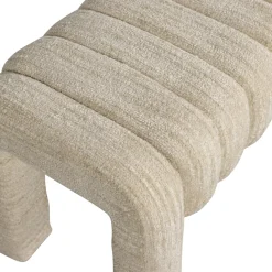 Woood Gestoffeerd Bankje Frex Boucle Naturel