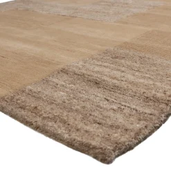 Woood Handgeweven Vloerkleed Noven Wol/katoen Zand 170x240cm