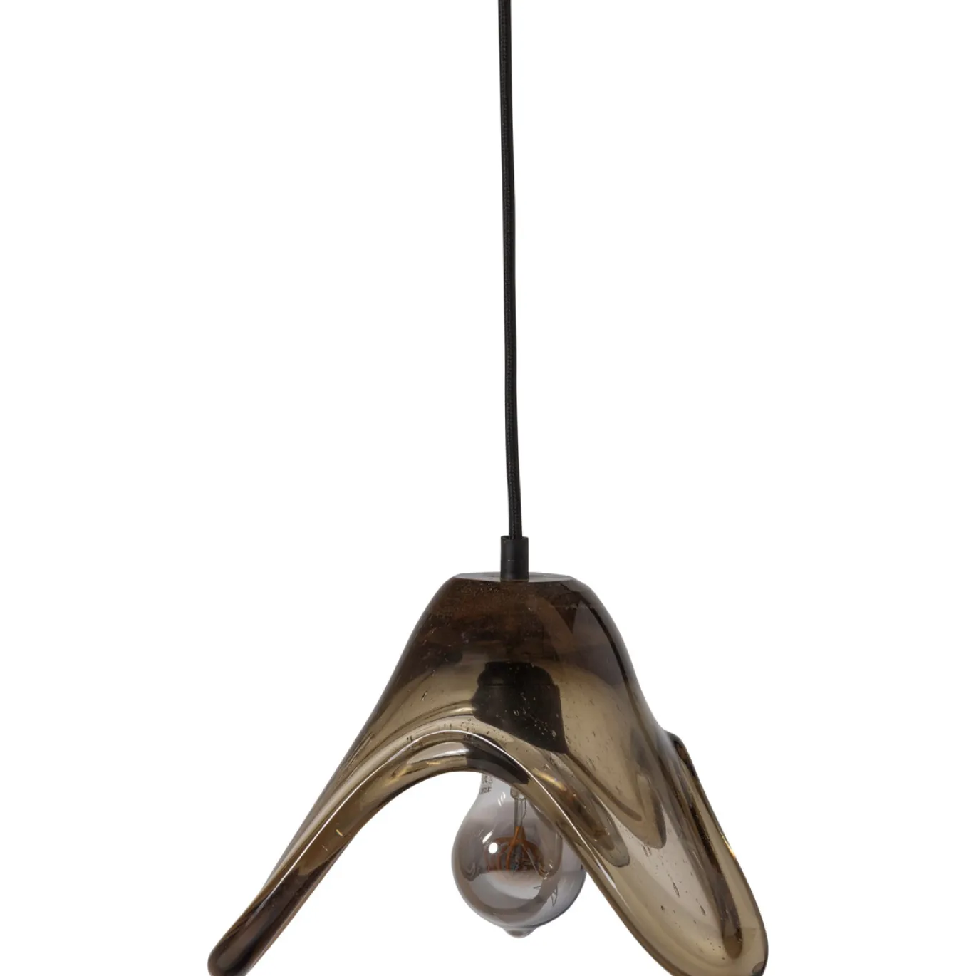 Woood Hanglamp Elle Groot Glas Groen