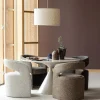 Woood Hanglamp Loft Metaal/Bouclé Naturel Met Stippen