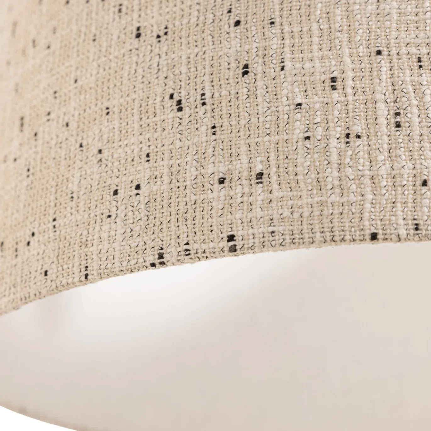 Woood Hanglamp Loft Metaal/Bouclé Naturel Met Stippen