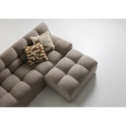Woood Hocker Allure Geweven Stof Bruin Melange