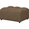 Woood Hocker Allure Geweven Stof Donkerbruin Melange