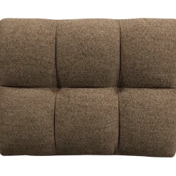 Woood Hocker Allure Geweven Stof Donkerbruin Melange