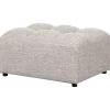 Woood Hocker Allure Geweven Stof Naturel Melange