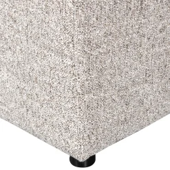 Woood Hocker Allure Geweven Stof Naturel Melange