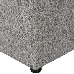 Woood Hocker Allure Geweven Stof Klei Melange