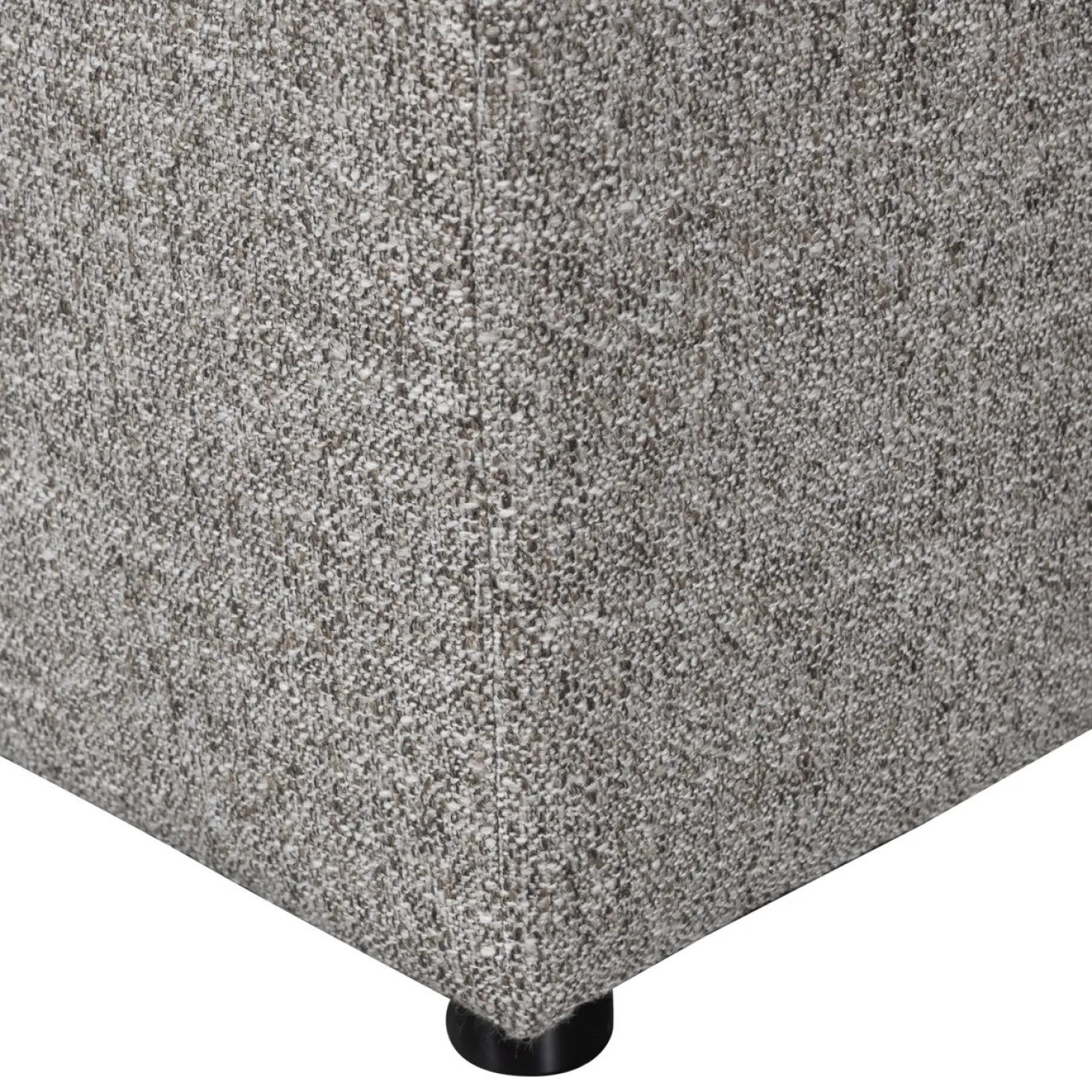 Woood Hocker Allure Geweven Stof Klei Melange