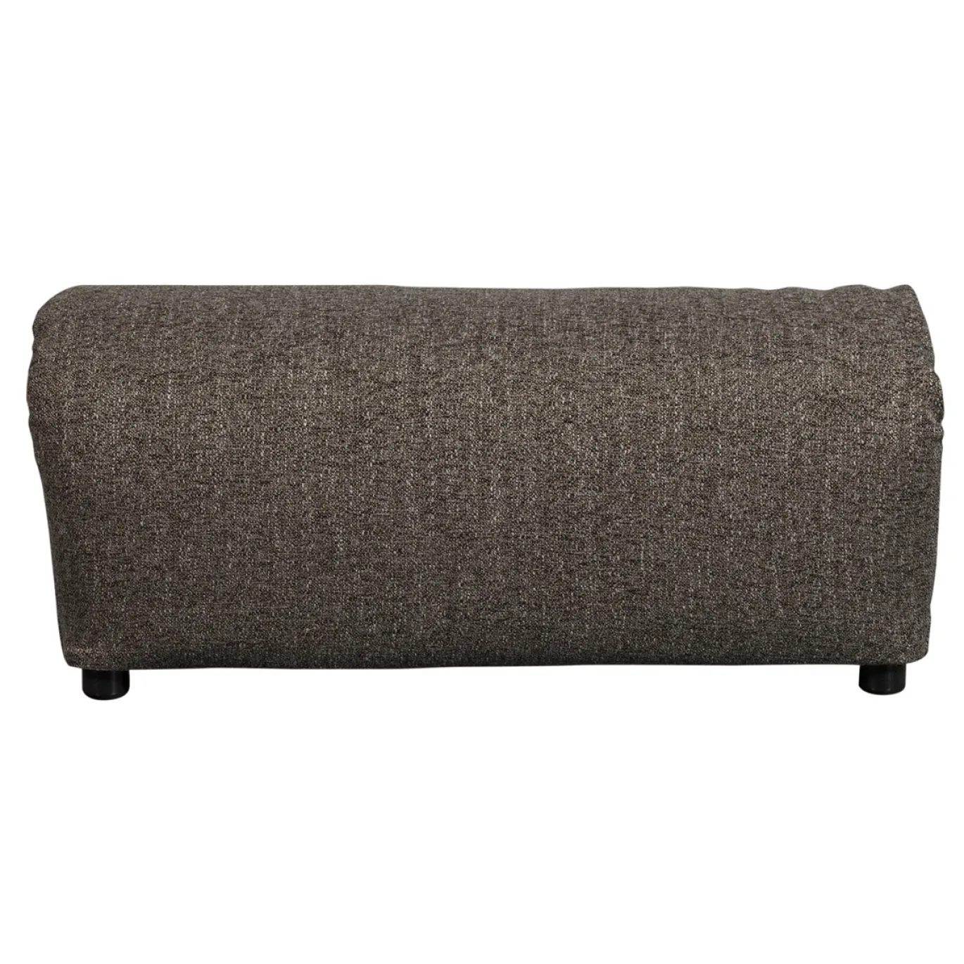 Woood Hocker Baggy Geweven Stof Warmgrijs Melange