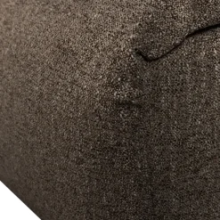 Woood Hocker Baggy Geweven Stof Warmgrijs Melange