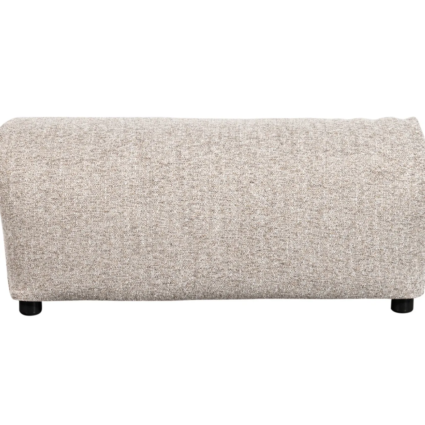 Woood Hocker Baggy Geweven Stof Naturel Melange