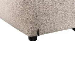 Woood Hocker Baggy Geweven Stof Naturel Melange