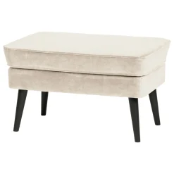 Woood Hocker Rocco Fluweel Off White