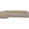 Woood Hoekbank Baggy Links 3d Chenille Zand
