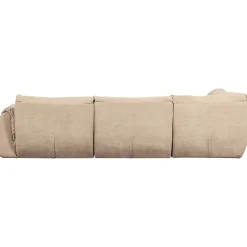 Woood Hoekbank Baggy Links Geweven Chenille Zand