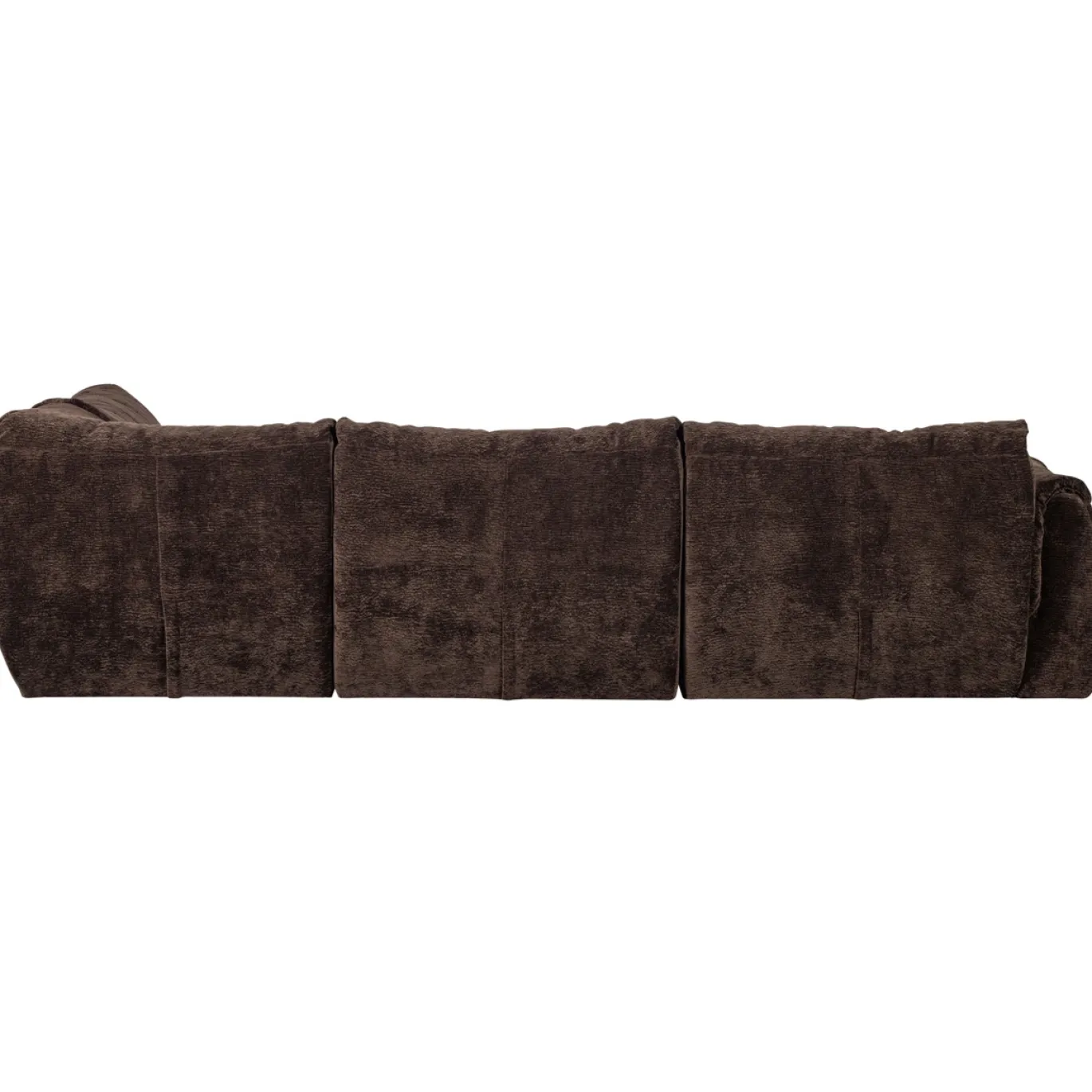 Woood Hoekbank Baggy Rechts 3d Chenille Donkerbruin