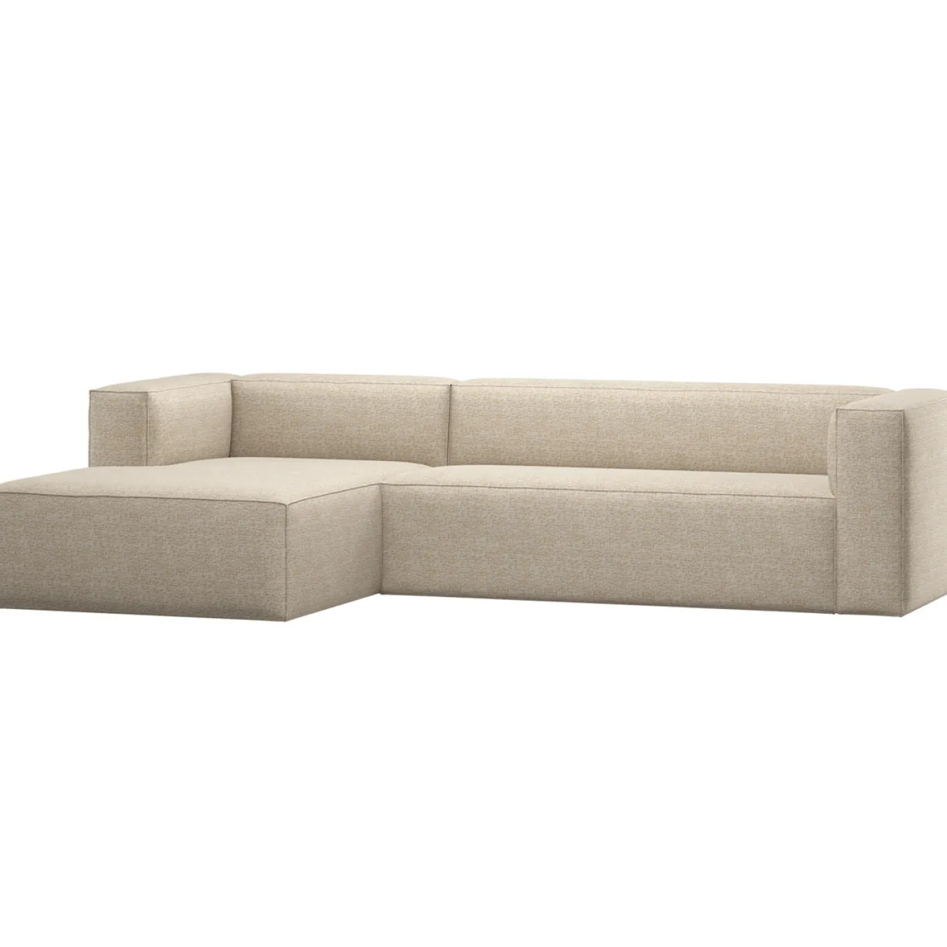Woood Hoekbank Bean Links Beige Melange