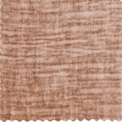 Woood Hoekbank Bean Links Chenille Velvet Perzikroze