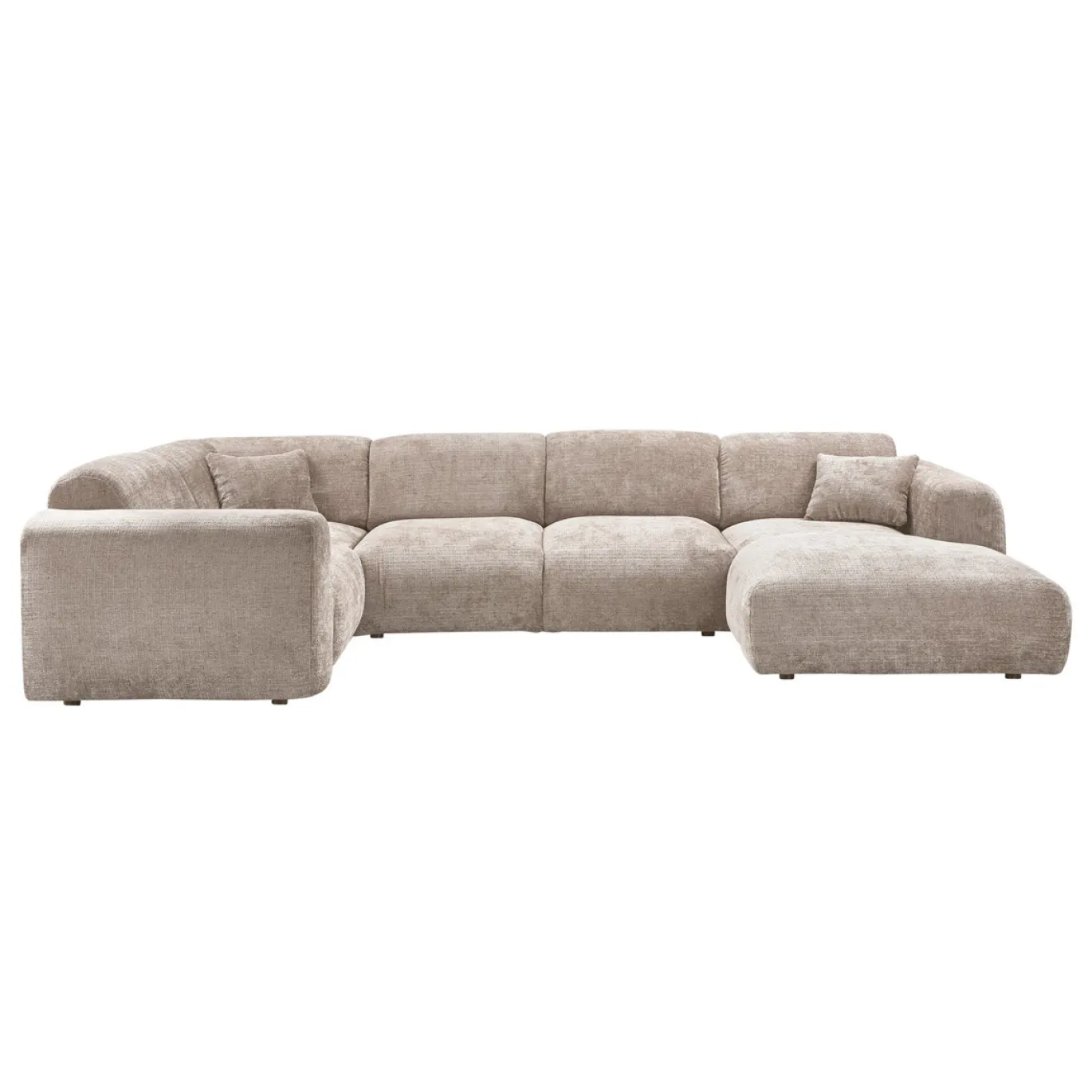 Woood Hoekbank Cloud Links Chenille Naturel