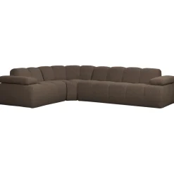 Woood Hoekbank Mojo Links Boucle Bruin Melange