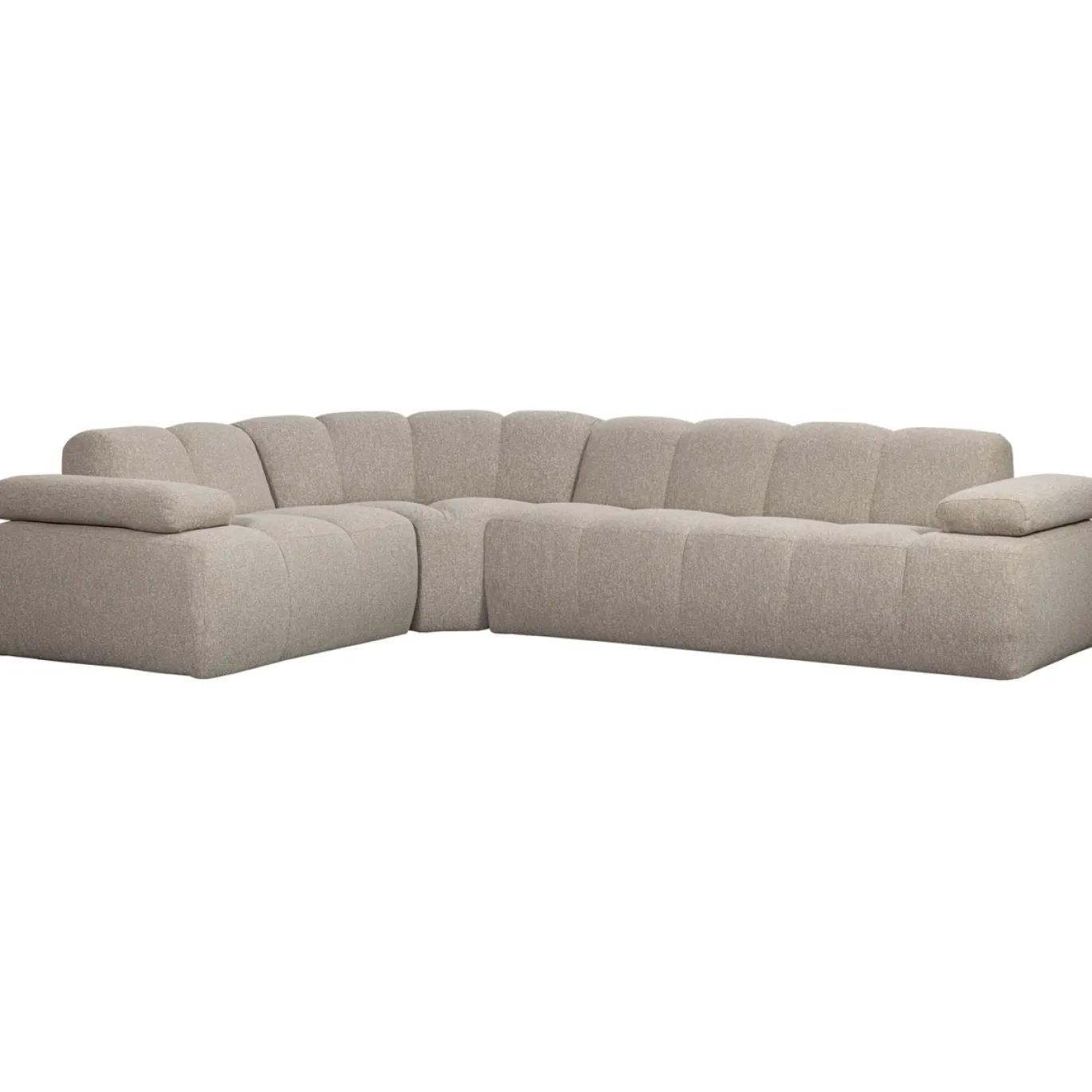 Woood Hoekbank Mojo Links Boucle Beige Melange