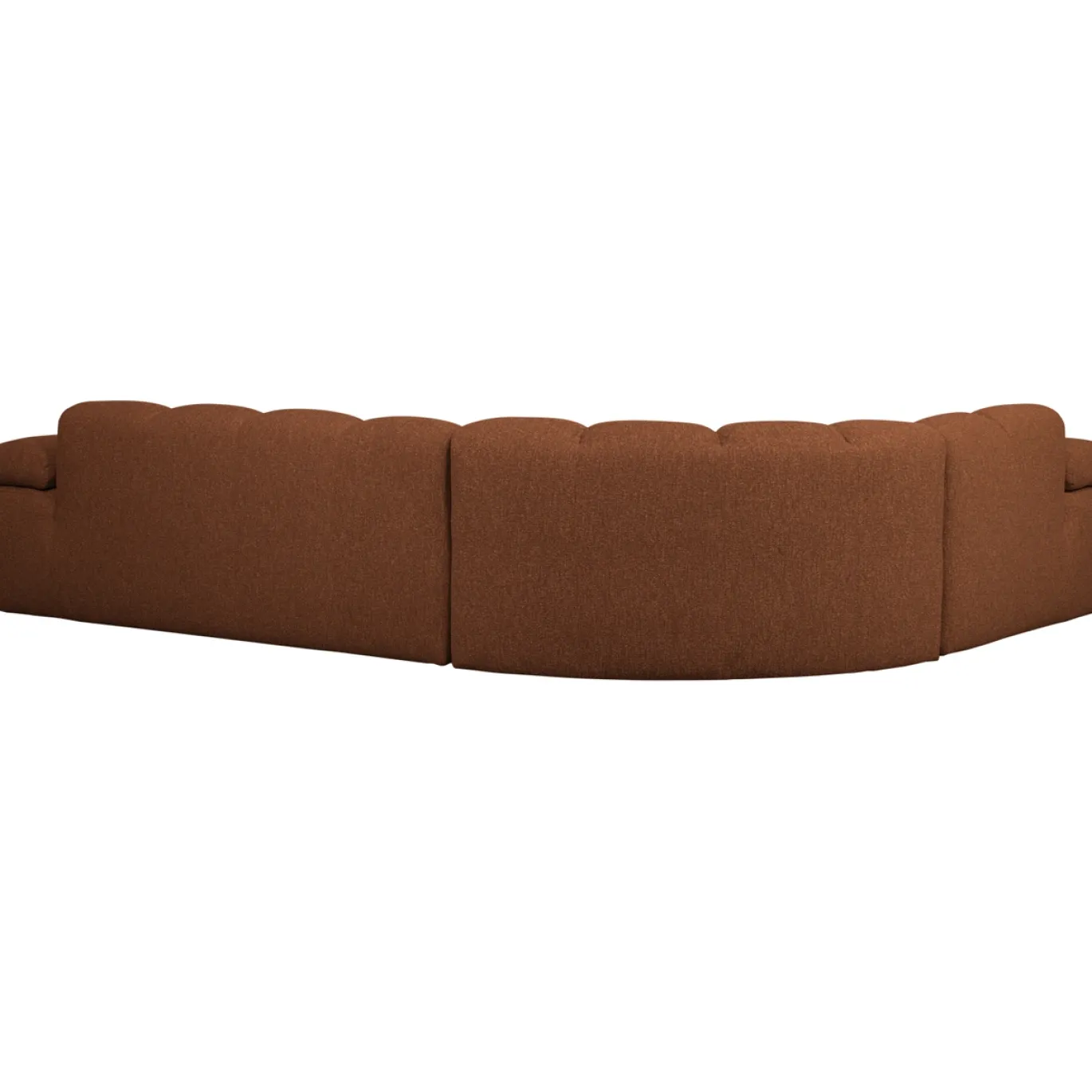 Woood Hoekbank Mojo Links Boucle Roestbruin Melange