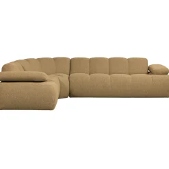 Woood Hoekbank Mojo Links Boucle Geel/bruin Melange