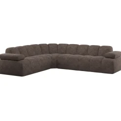 Woood Hoekbank Mojo Links Wollig Bruin