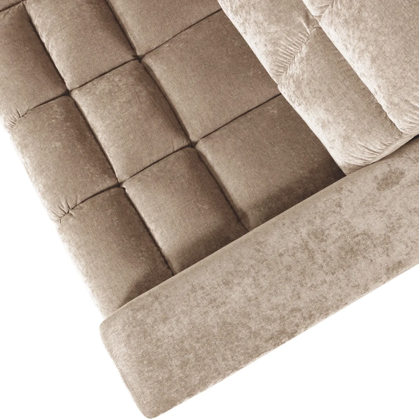 Woood Hoekbank Second Date Links Vintage Nougat