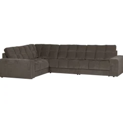 Woood Hoekbank Second Date Links Vintage Warm Grijs