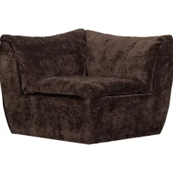 Woood Hoekelement Baggy 3d Chenille Donkerbruin