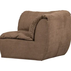Woood Hoekelement Baggy Geweven Chenille Bruin