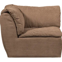 Woood Hoekelement Baggy Geweven Chenille Bruin