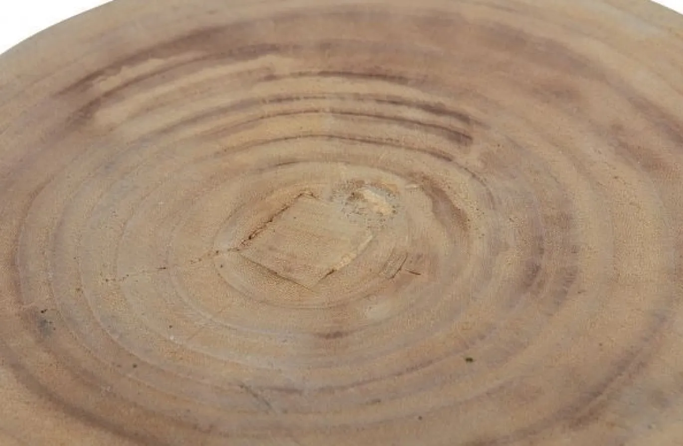Woood Kruk Bikkel Hout Naturel Ø28cm