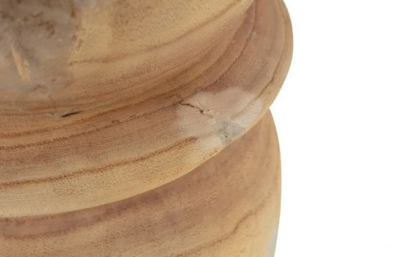 Woood Kruk Bikkel Hout Naturel Ø28cm