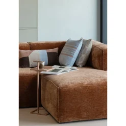 Woood Kussens Laon Velvet Naturel/blauw Set Van 3
