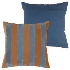 Woood Kussens Lira Blauw/Oranje Set van 4